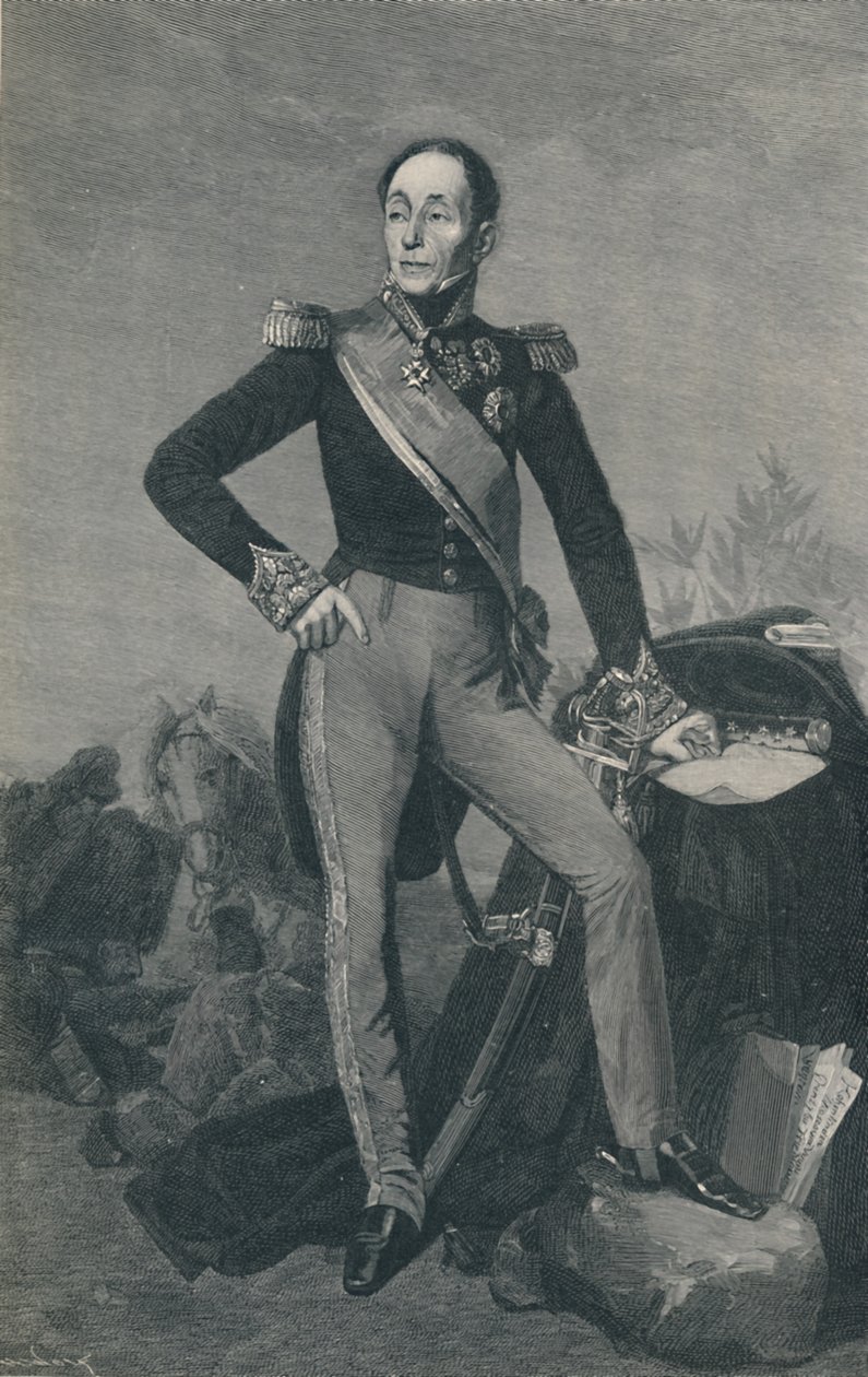 Maršál Emmanuel, markýz De Grouchy, c1834, 1896 od Henry Wolf