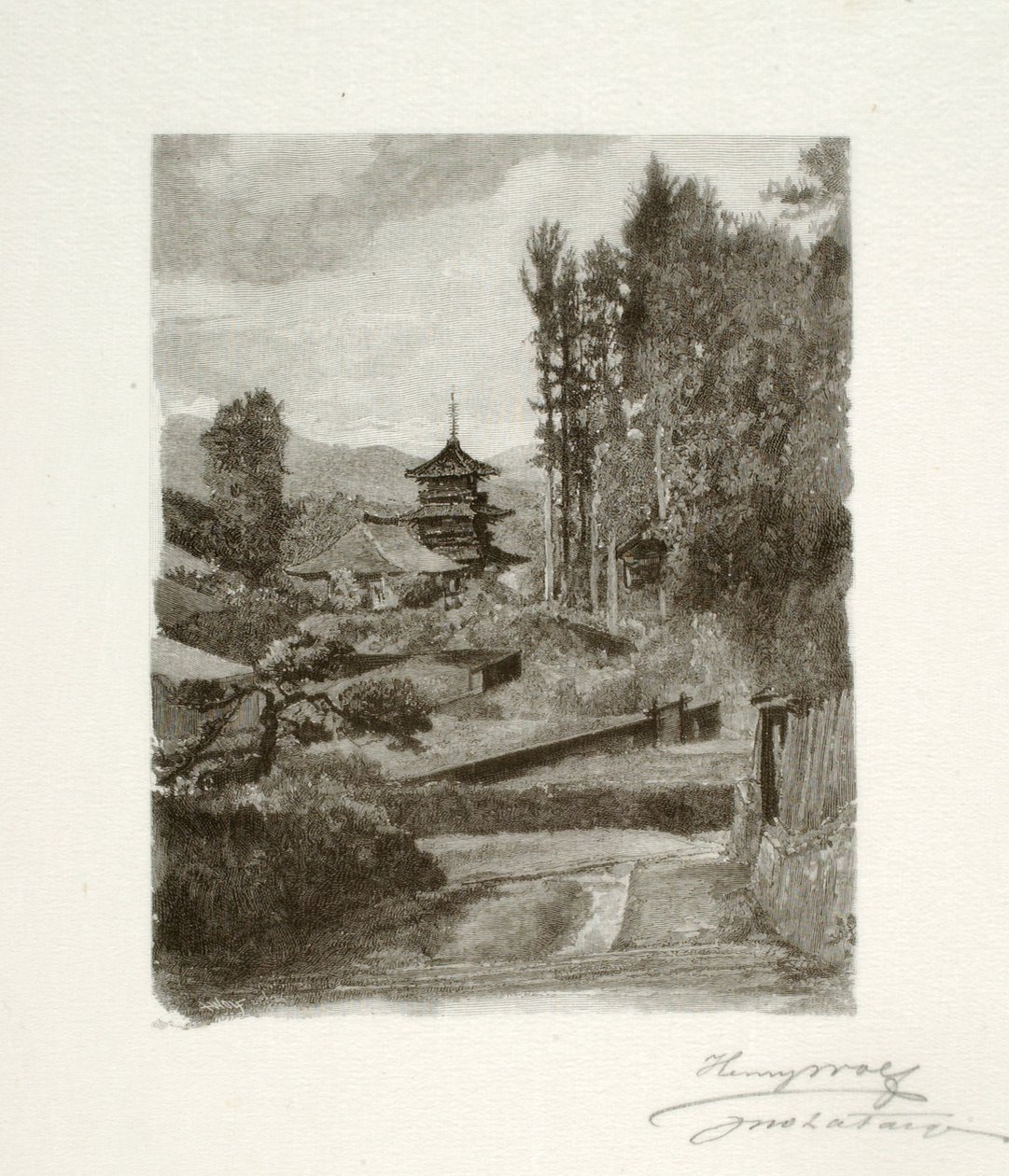 Stará pagoda od Henry Wolf