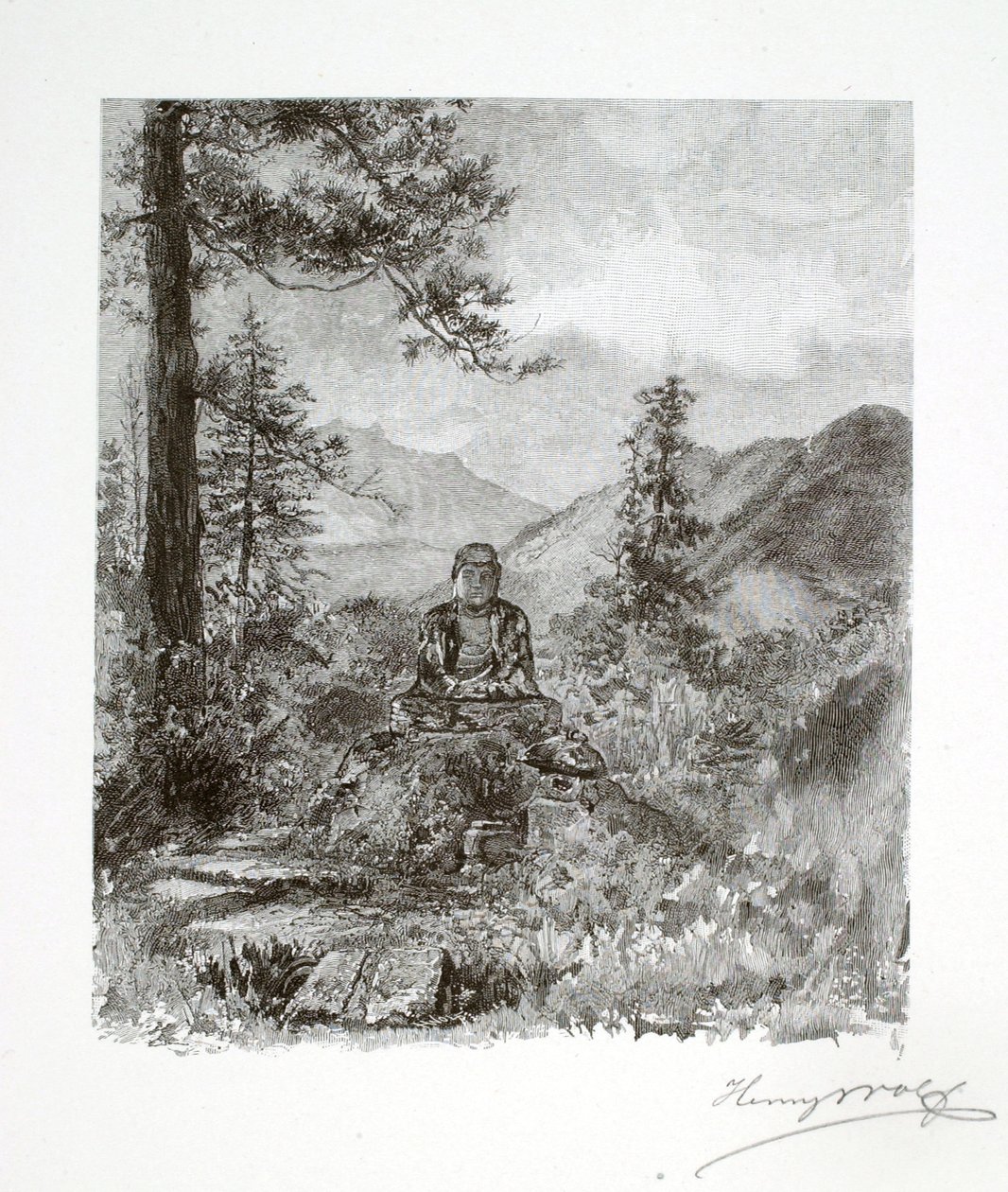 Socha Oya Jizo od Henry Wolf