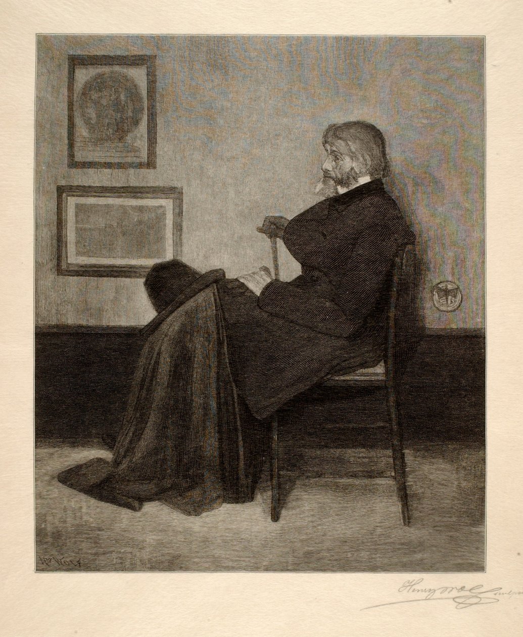 Thomas Carlyle od Henry Wolf