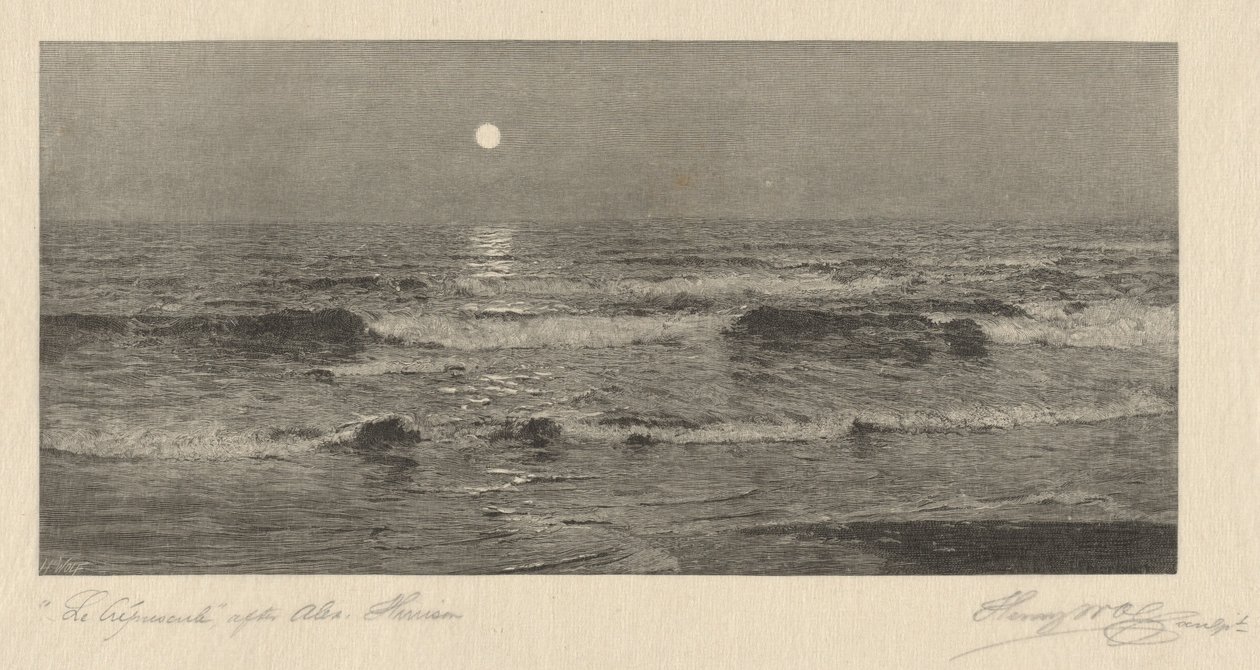 Soumrak od Henry Wolf, after Alexander Harrison