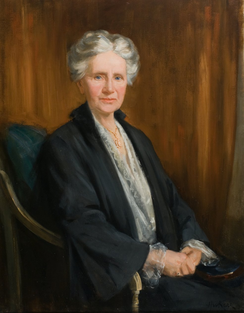 Paní Elizabeth Low, 20. století (olej na plátně) od Henry Wright Kerr