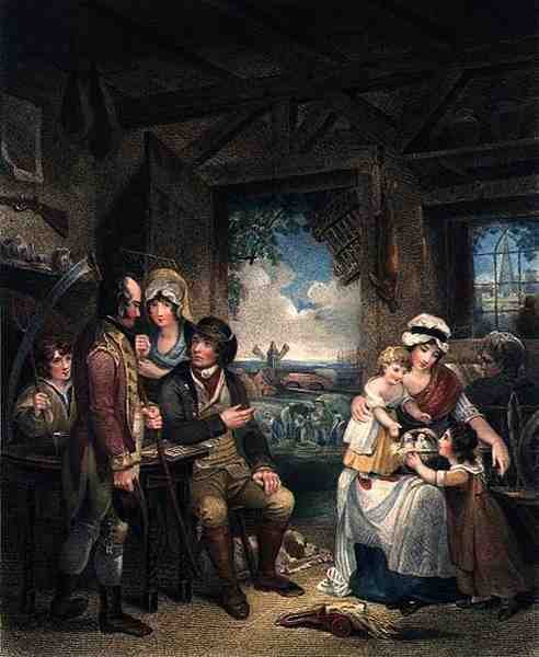 Mír, vyryl John Whessell (kolem 1760-1823), pub. od T. Simpson a Darling & Thompson, 1798 (tečkovaná rytina) (pár 125538) od Henry (after) Singleton