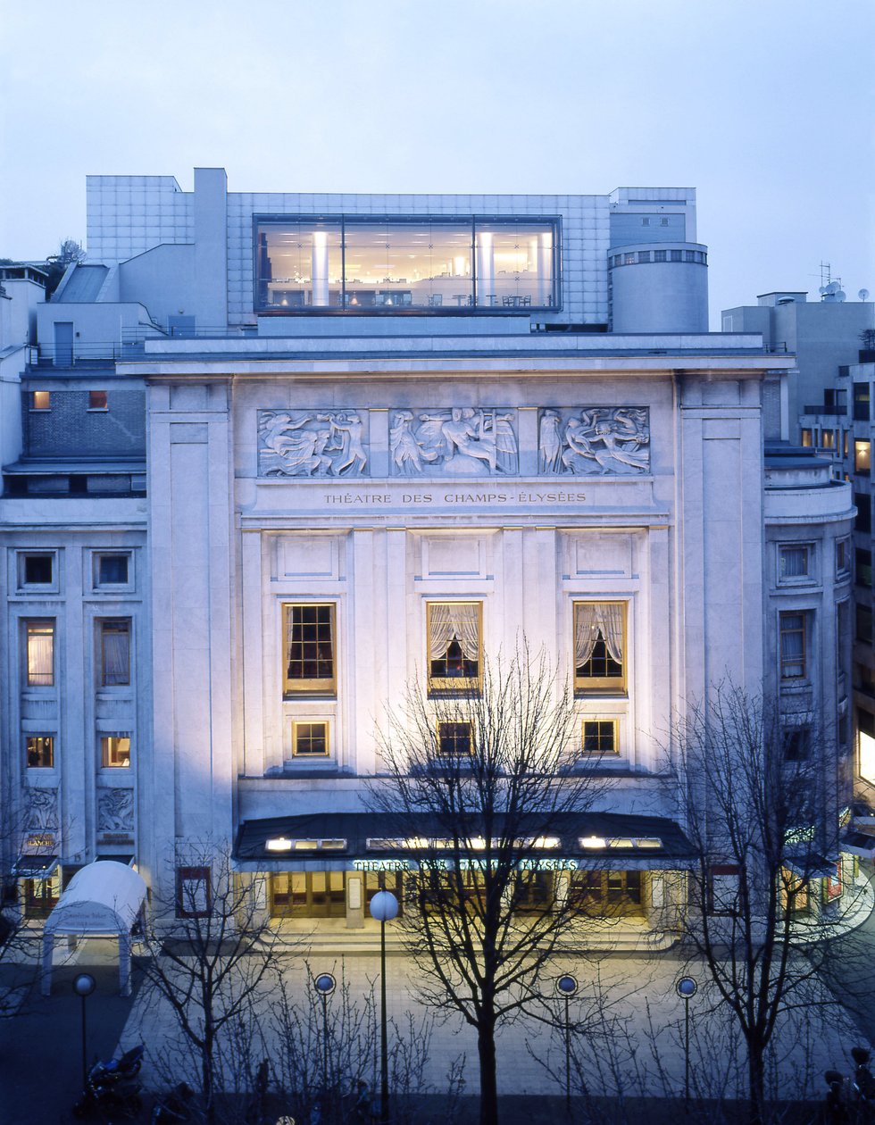 Theatre des Champs-Elysees (Champs Elysees) od Henry van de Perret Auguste (1874 1954) & Perret Gustave (1876 1952) Velde