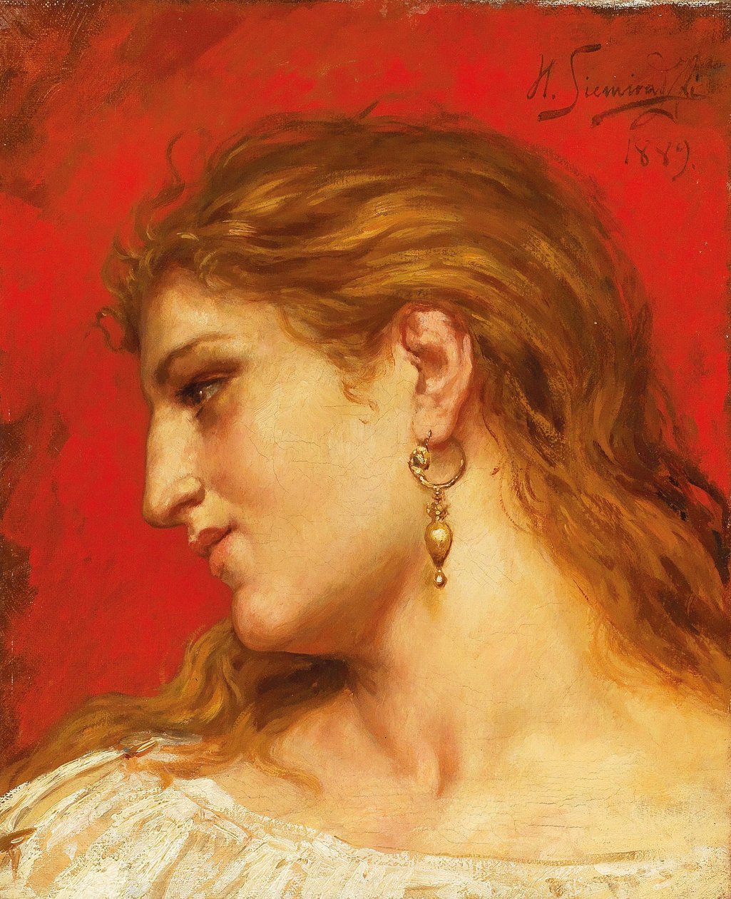 Studie k obrazu Phryne na Poseidonově slavnosti v Eleusis od Henryk Siemiradzki