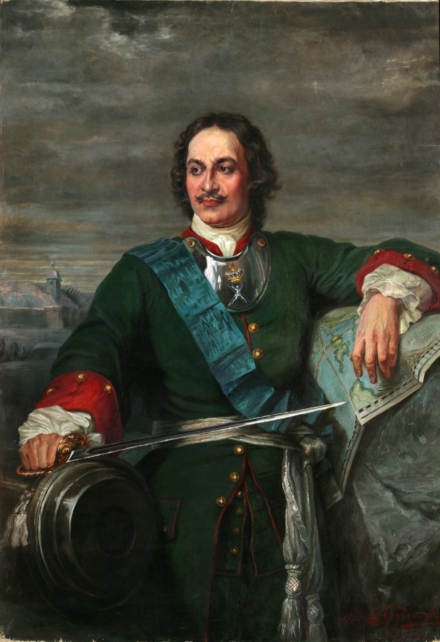 Petr Veliký po Hippolyte Delaroche, 1914 od Henryka Bezler Ciszewska