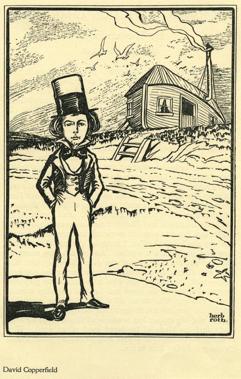 David Copperfield, z knihy My Favorite Fiction Character od Thomase Boyda, in The Bookman od Herb Roth