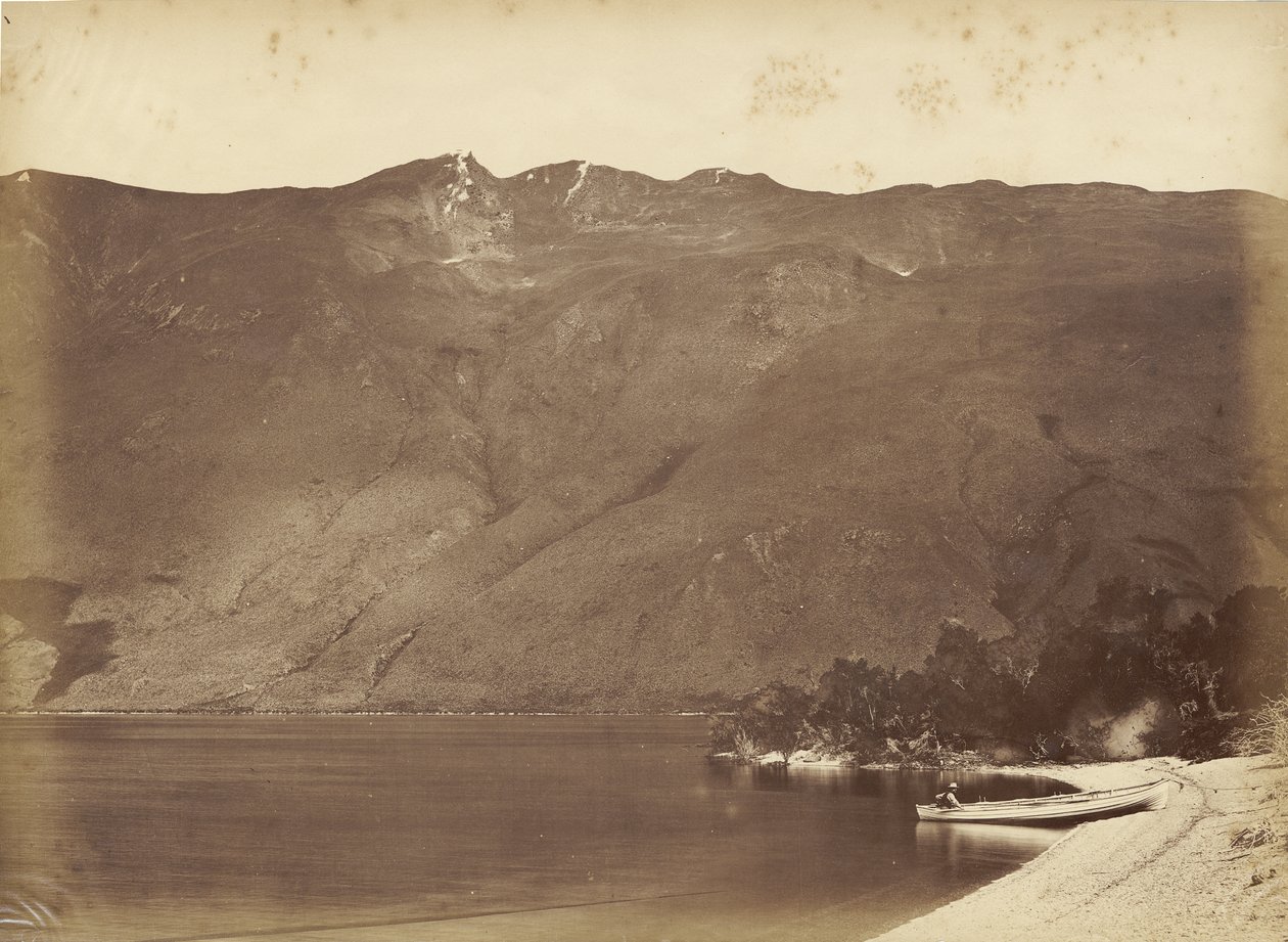 Fools Cap Peak, Wanaka, polovina 70. let 19. století (tisk alba) od Herbert Deveril
