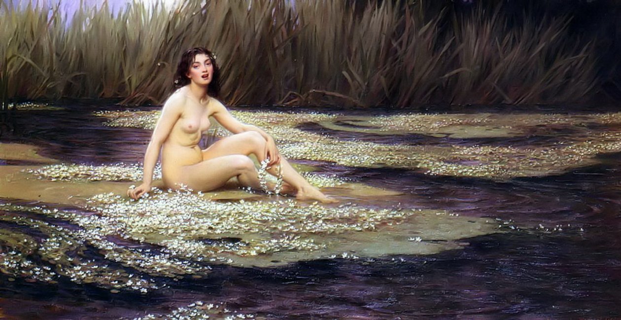 Vodní nymfa od Herbert James Draper