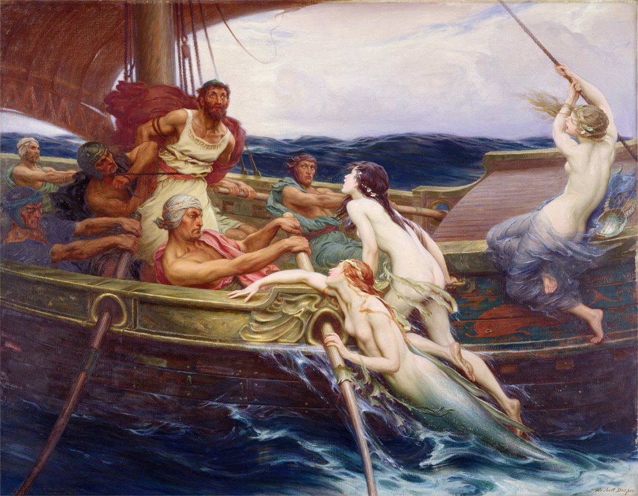 Ulysses a sirény od Herbert James Draper