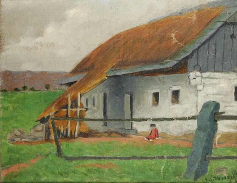 Venkovske staveni English: A Farmhouse od Herbert Masaryk