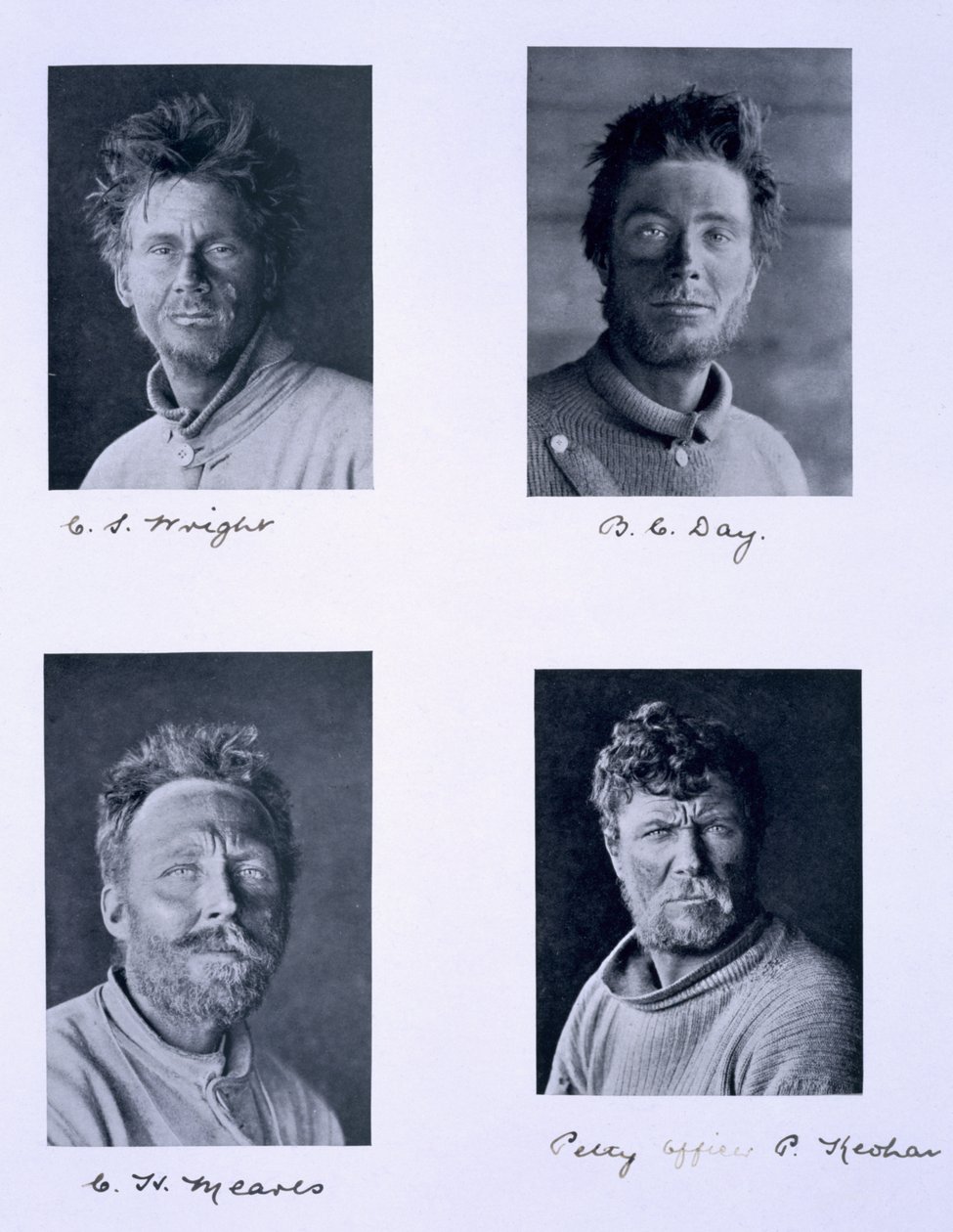 Členové expedice „Terra Nova“ (1910-1913) na jižní pól pod vedením kapitána Scotta (1868-1912) od Herbert Ponting