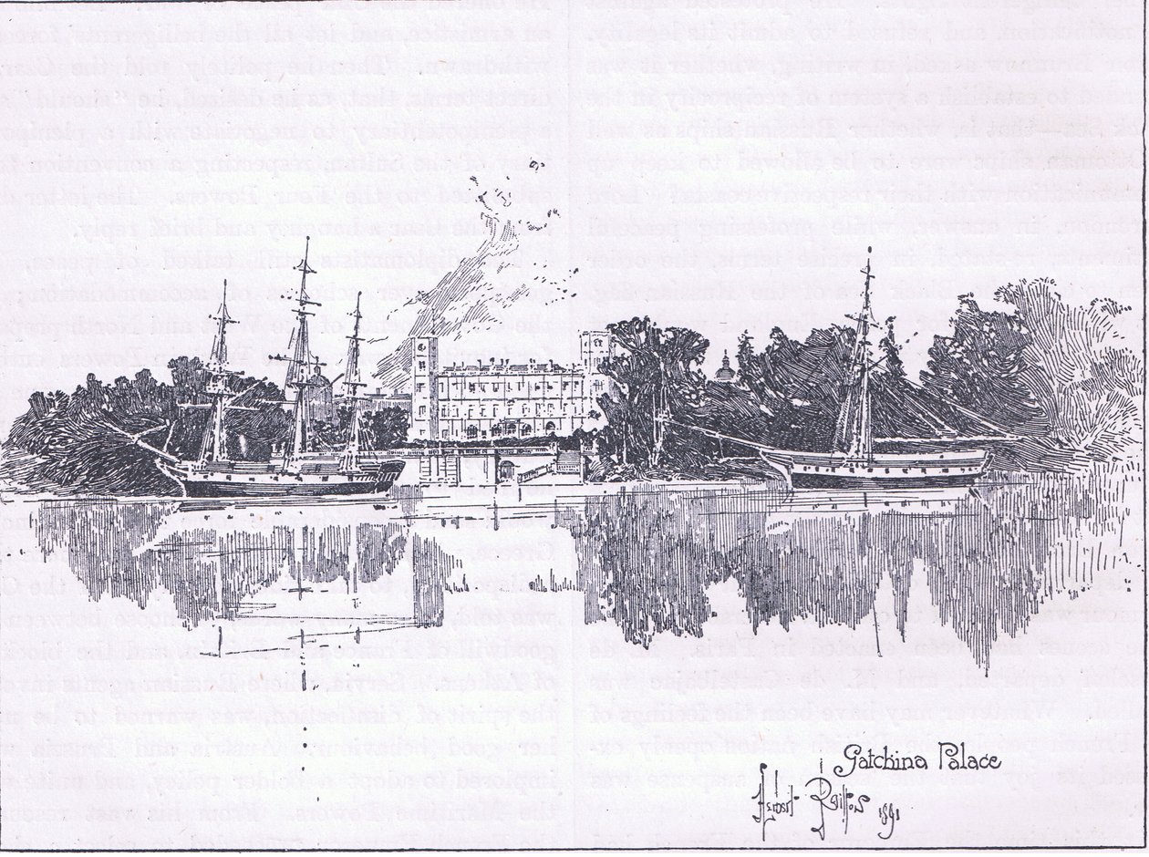 Palác Gatchina, Petrohrad od Herbert Railton