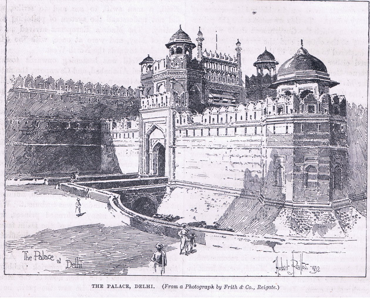 Palác, Dillí od Herbert Railton