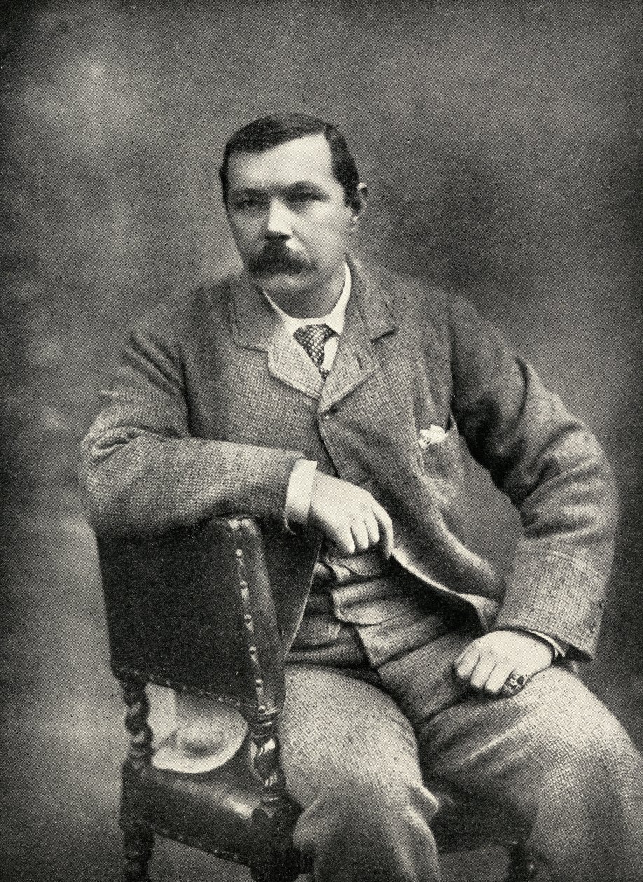 Sir Arthur Conan Doyle (1859-1930) od Herbert Rose Barraud