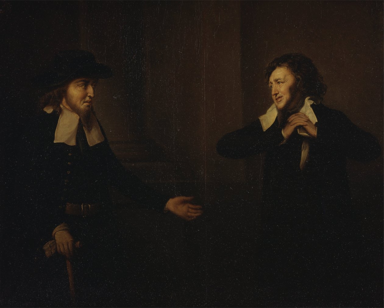 Shylock a Tubal z Kupce benátského od Herbert Stoppelaer