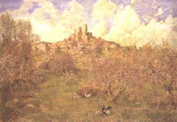 Starý hrad ve Var, Francie od Herbert Alexander