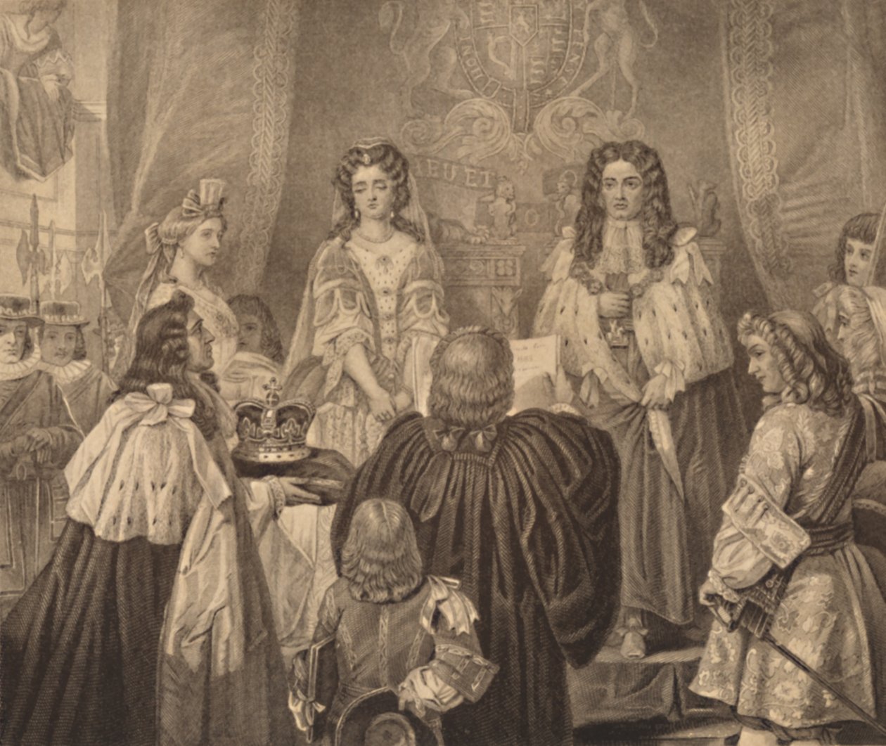 Koruna nabídnutá Williamovi a Mary, 1689, 1886 od Herbert Bourne