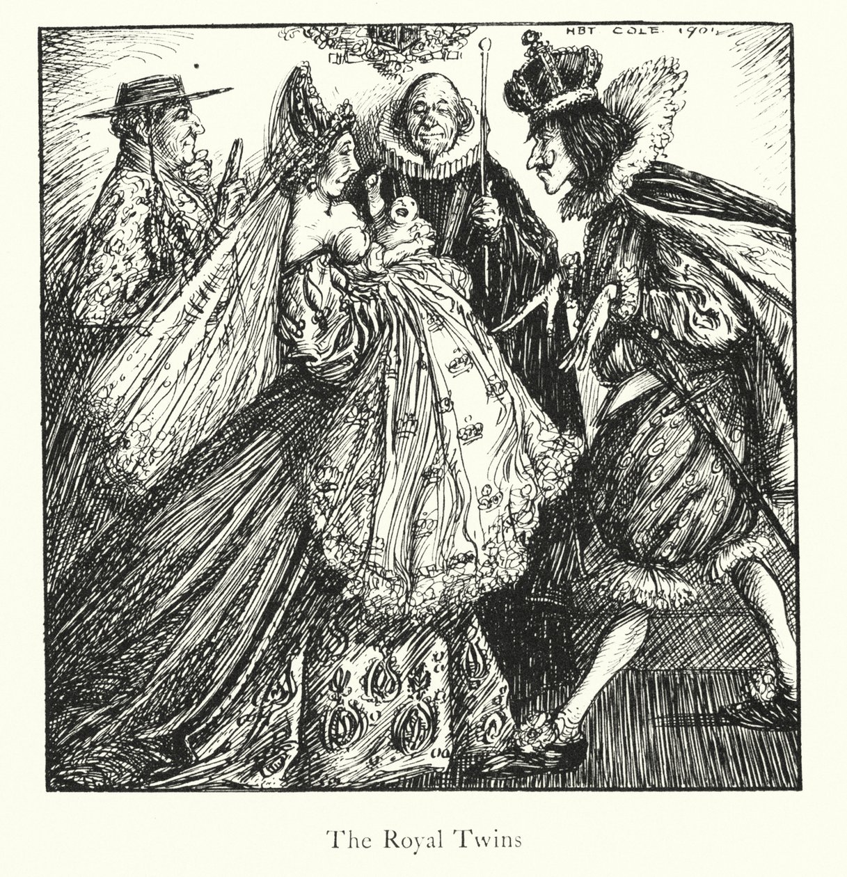 Ingoldsbyho legendy: Auto-Da-Fe (litografie) od Herbert Cole