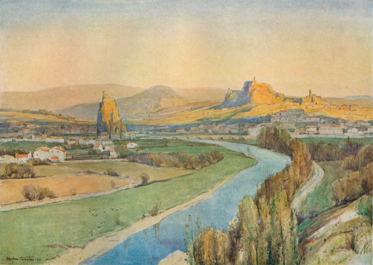 "Le Puy, Francie", 1922 od Herbert Edwin Pelham Hughes Stanton