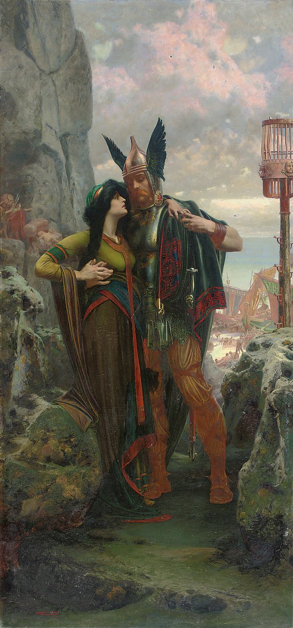 Sbohem Vikingů, 1905 od Herbert Gandy