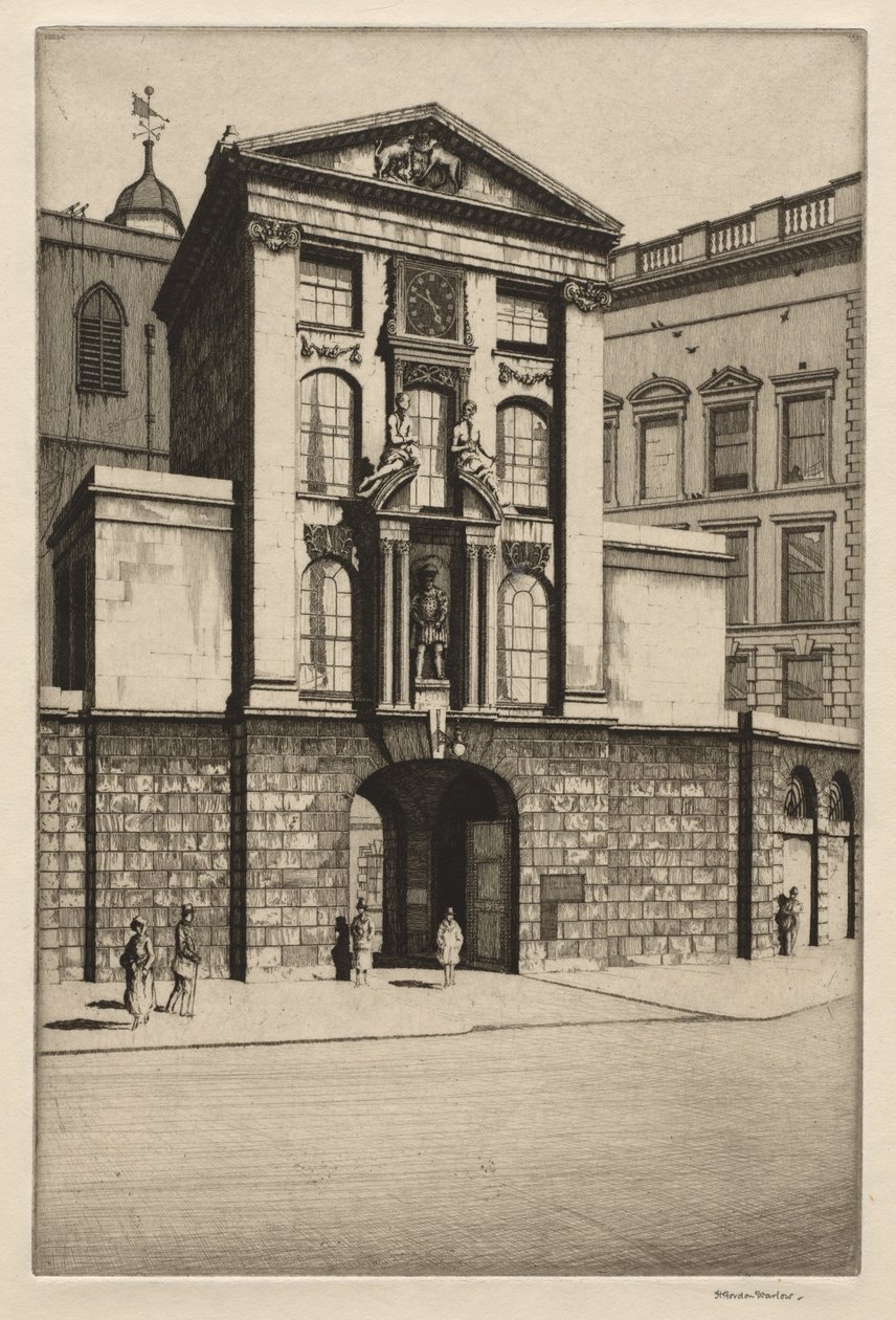 Brána Jindřicha VIII od Herbert Gordon Warlow