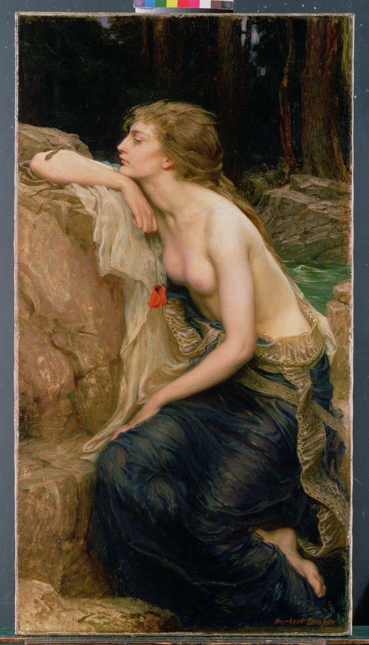 Lamia, kolem roku 1909 od Herbert James Draper