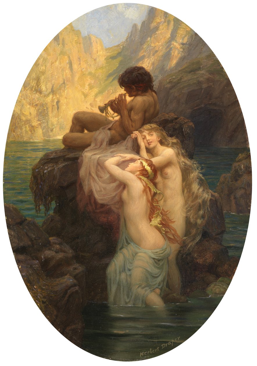 Mořské melodie od Herbert James Draper