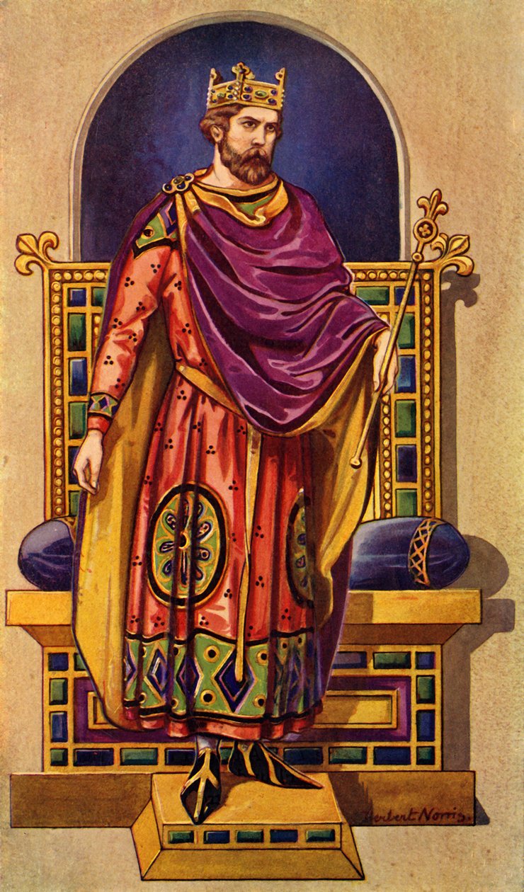 Francouzský král dynastií Carlovingů nebo Kapetovců, 1924. od Herbert Norris