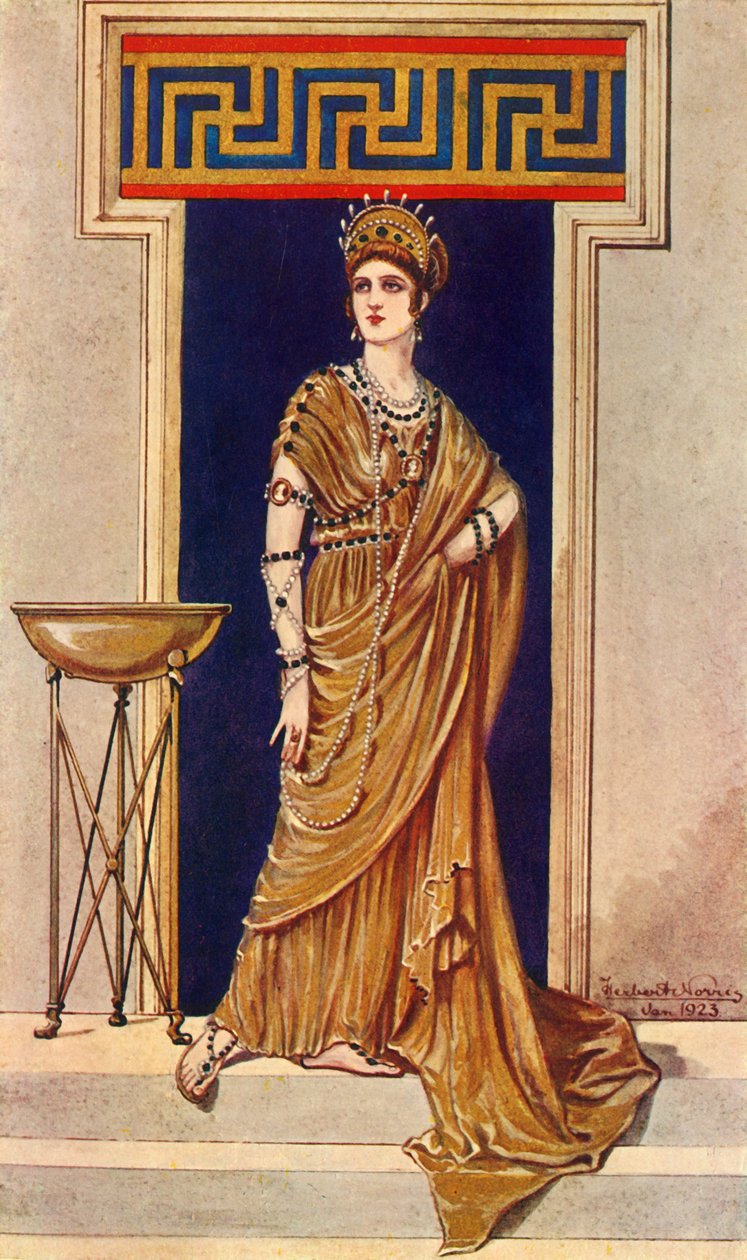 Císařovna druhého a třetího století, A.D., 1924. od Herbert Norris