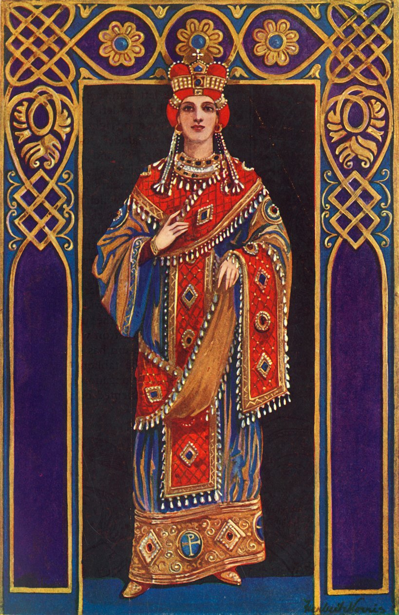 Císařovna desátého, jedenáctého a dvanáctého století, A.D., 1924. od Herbert Norris