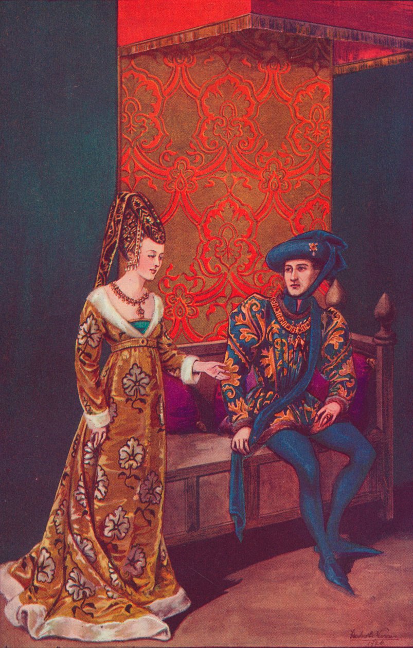 Philippe Le Bon, vévoda burgundský a Isabelle Portugalská, 1440-1445, 1926 od Herbert Norris