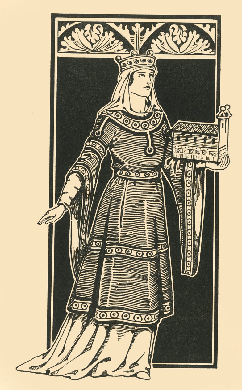 Císařovna Cunigunda, 1002-1024, 1924. od Herbert Norris