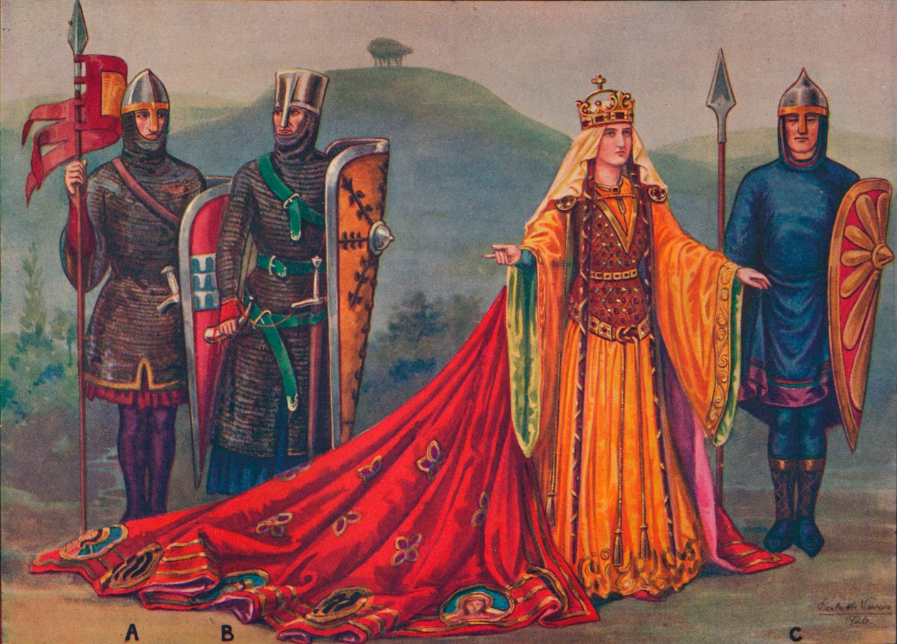 The Lady of the English, 1141, 1926 od Herbert Norris