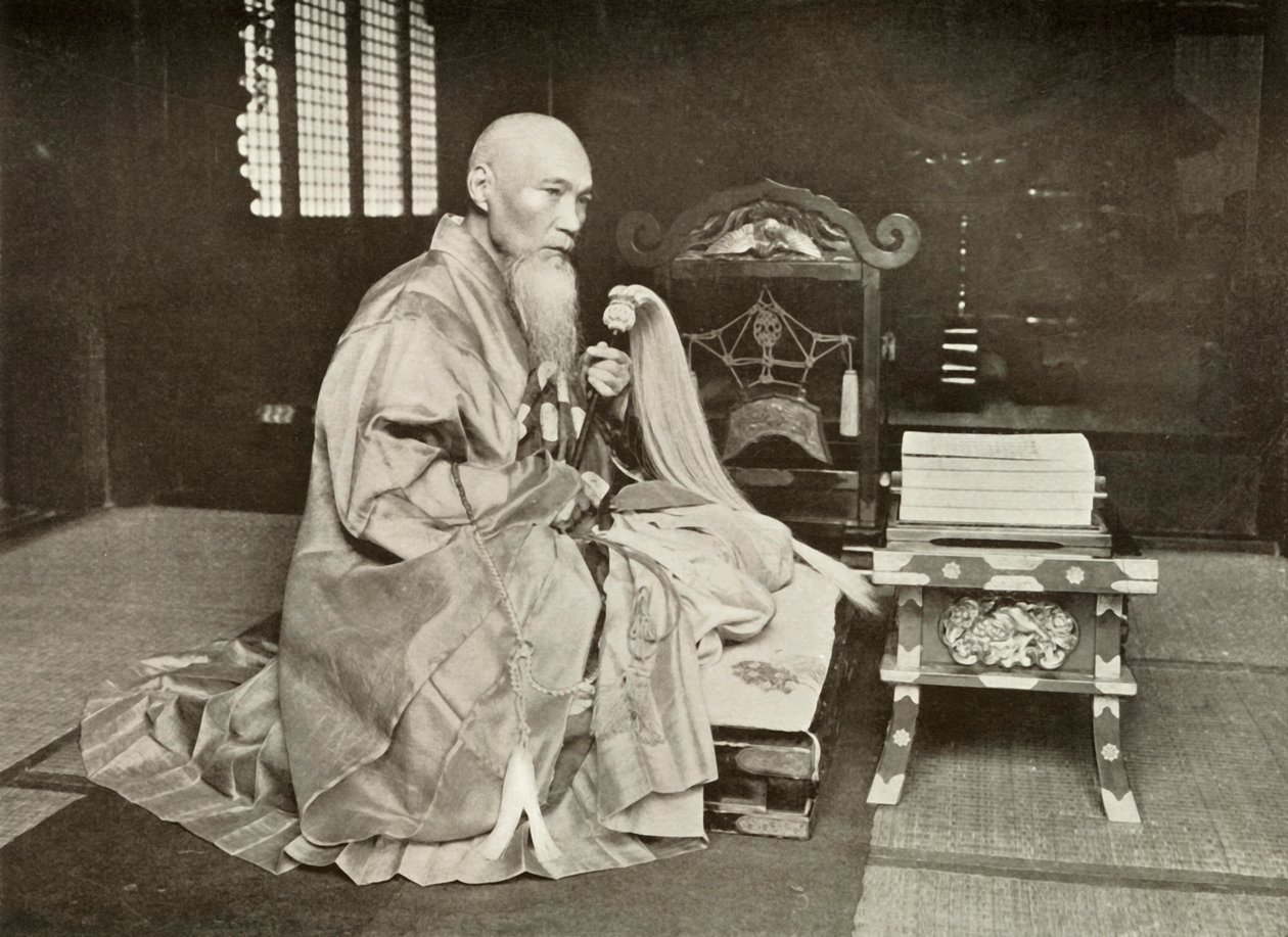 Buddhistický opat, 1910. od Herbert Ponting