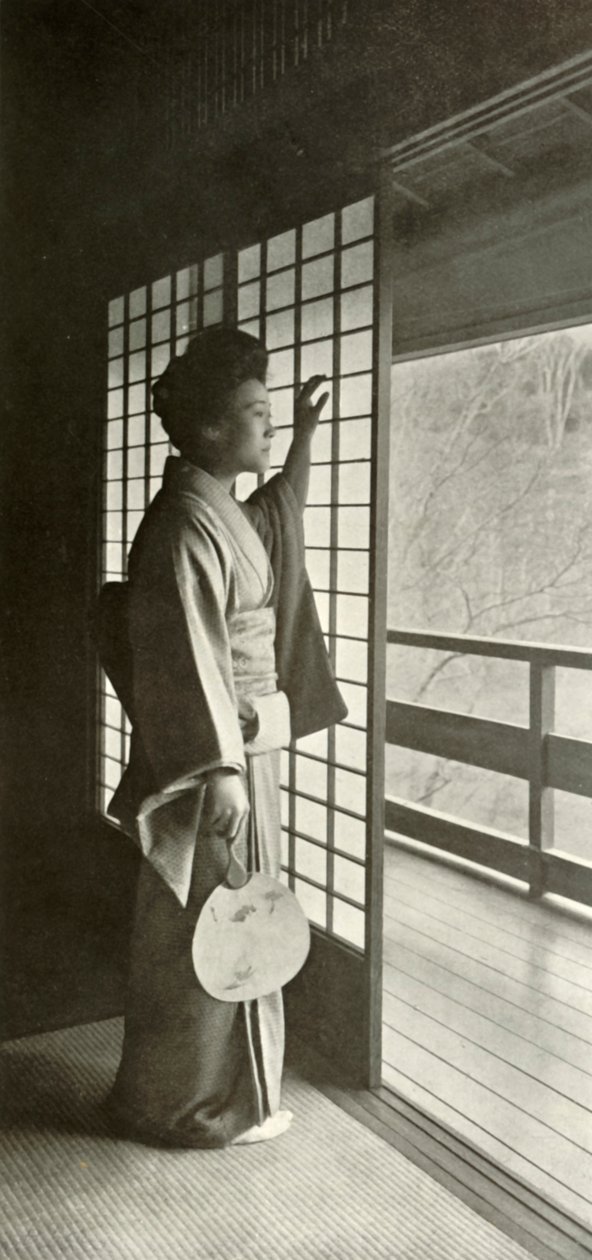 Studie od Shoji, 1910. od Herbert Ponting