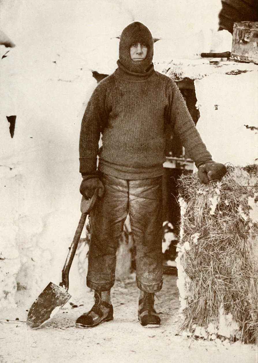 Kapitán L. E. G. Oates u dveří stáje, 30. srpna 1911, 1913 od Herbert Ponting