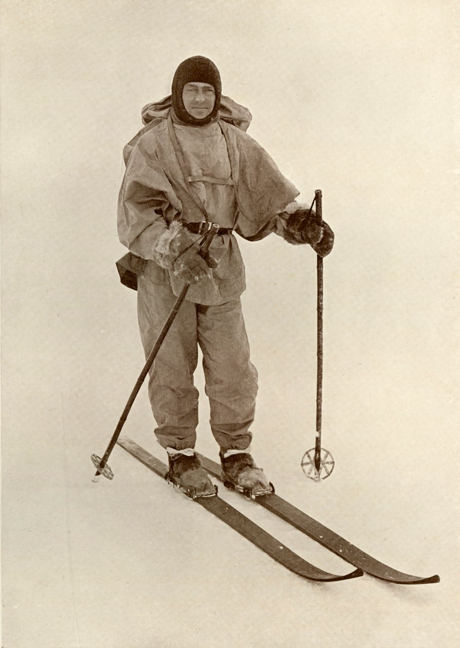 Kapitán Scott na lyžích, c19101913, 1913 od Herbert Ponting