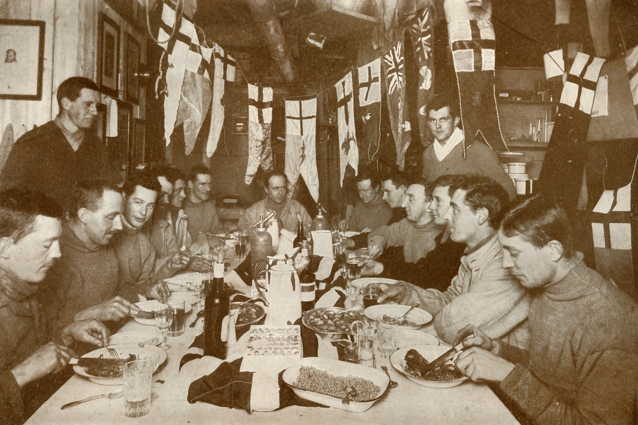 Poslední narozeninová večeře kapitána Scotta, 6. června 1911, 1913 od Herbert Ponting