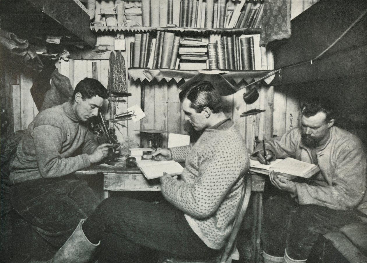 Debenham, Gran a Taylor v jejich kóji, 18. května 1911, 1913 od Herbert Ponting