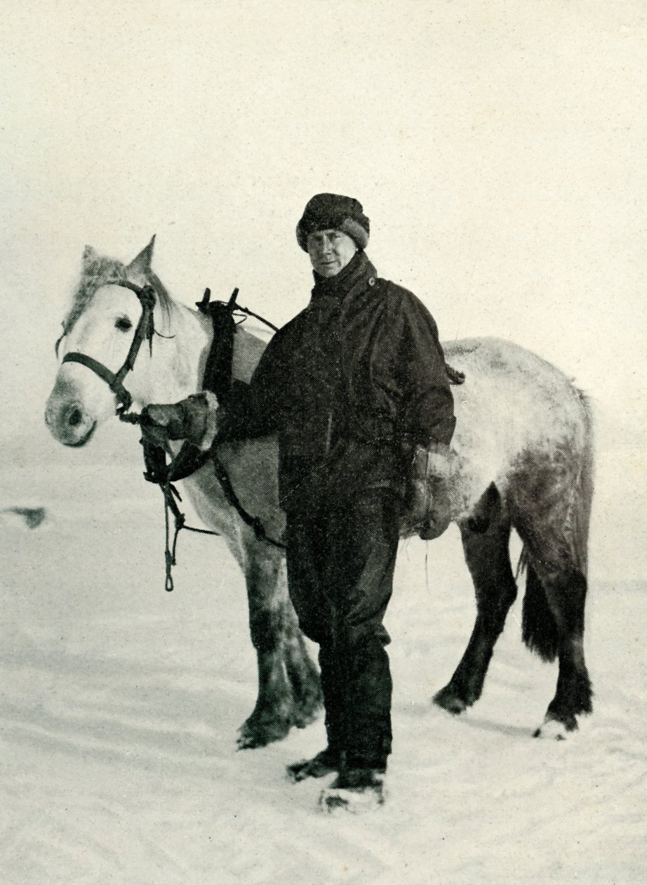 Dr. Wilson a Pony Nobby, c1911, 1913 od Herbert Ponting