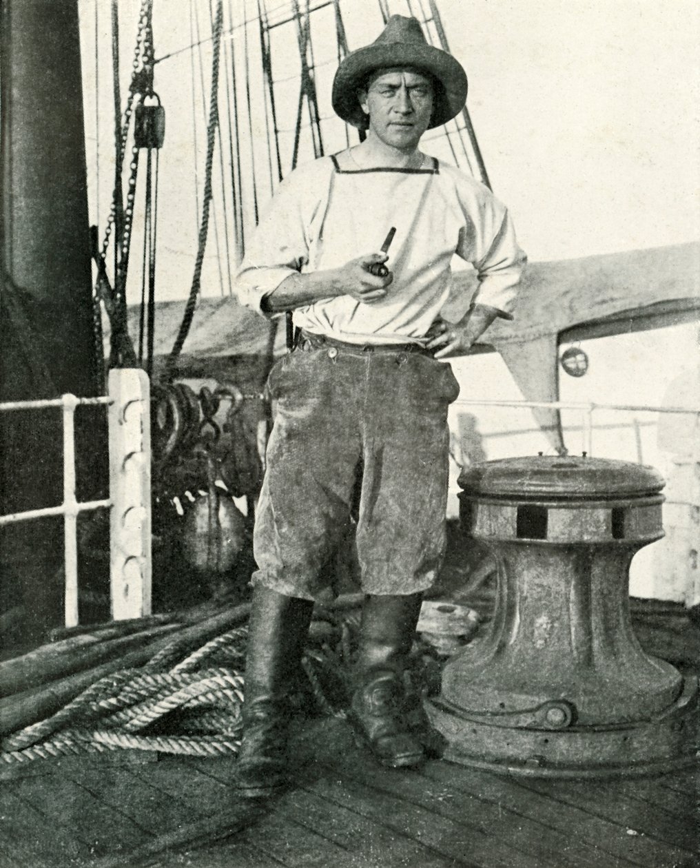 poručík H. E. De P. Rennick, c19101913, 1913 od Herbert Ponting