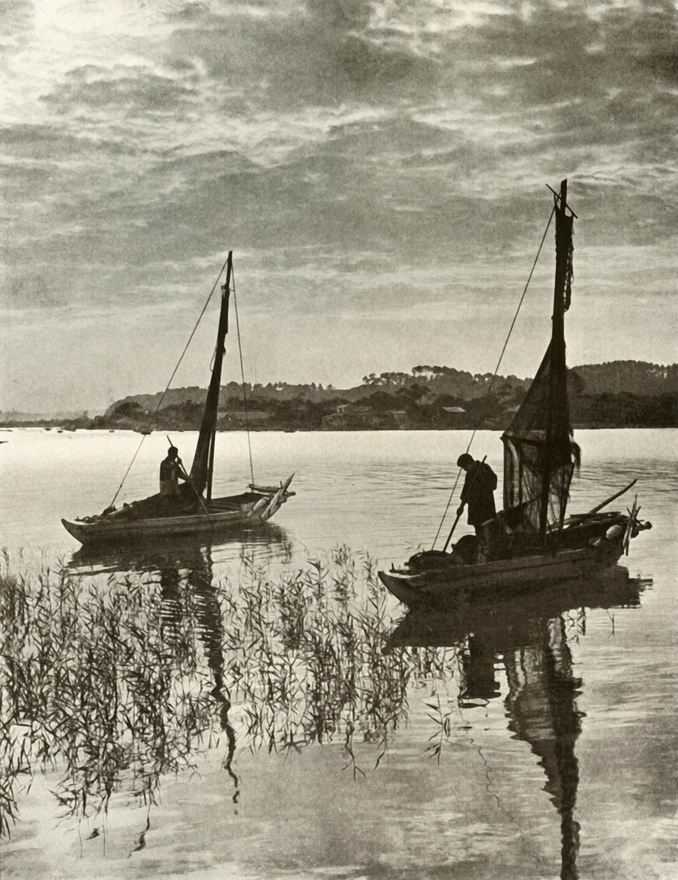 V Tokijském zálivu, 1910. od Herbert Ponting
