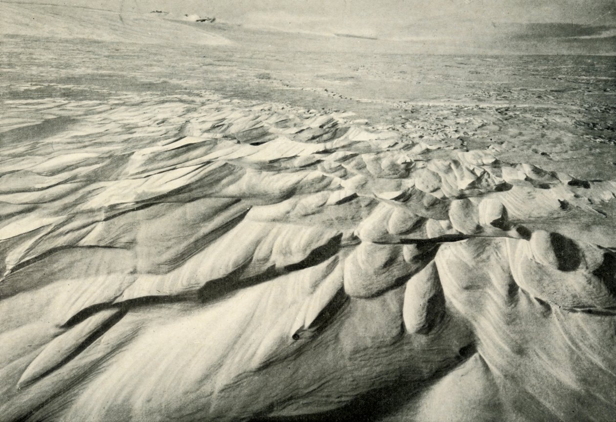 Sastrugi, 21. února 1911, 1913 od Herbert Ponting