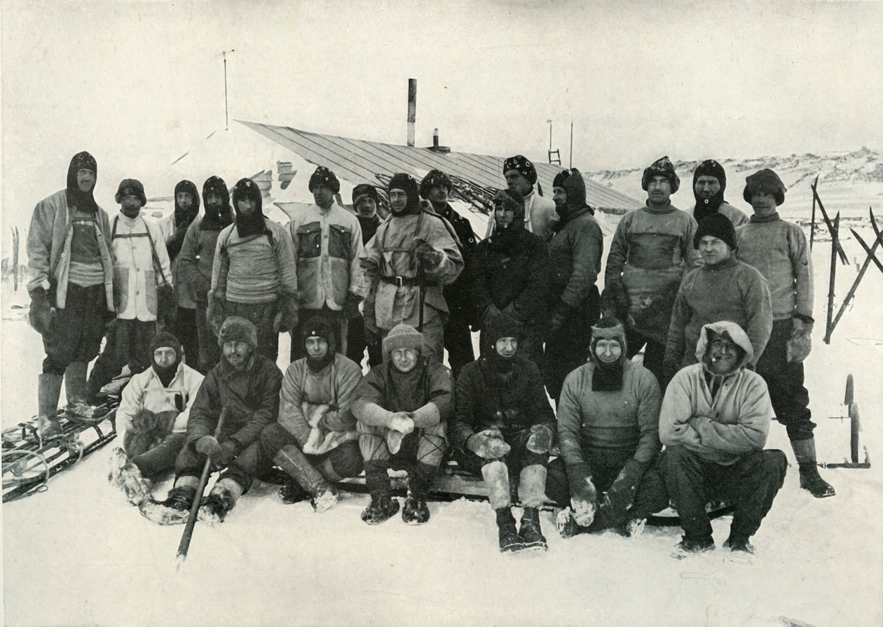 Hlavní párty na Cape Evans After The Winter, 1911, 1913 od Herbert Ponting