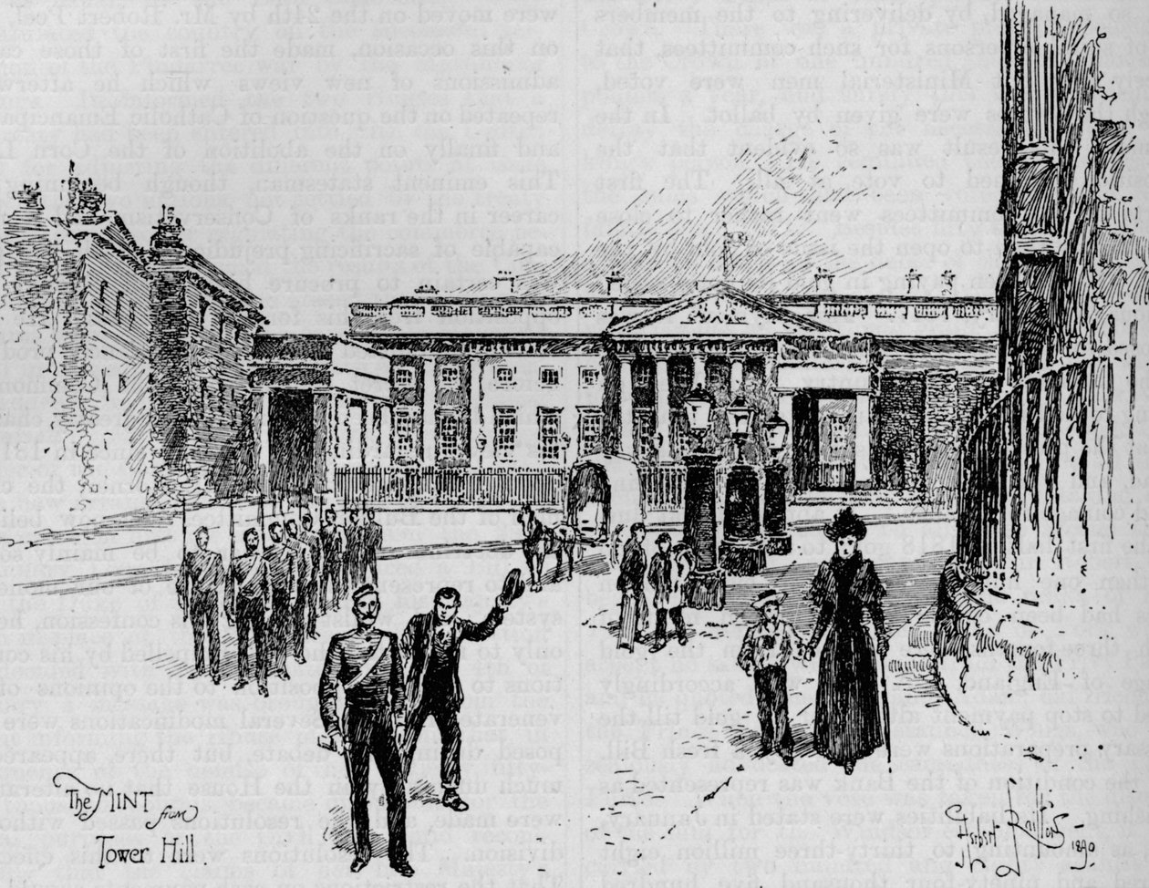 Královská mincovna, Londýn, 19. století 1906. od Herbert Railton