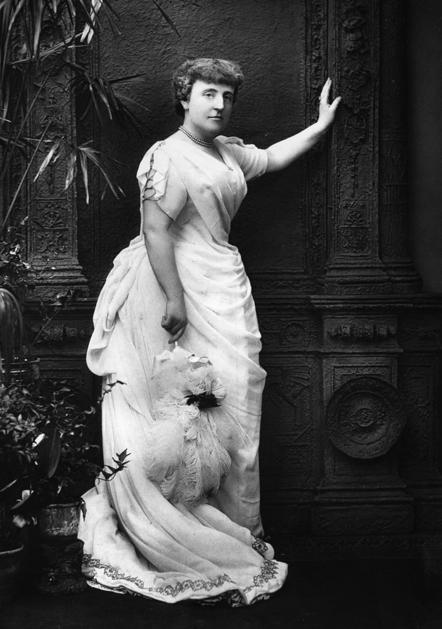 Frances Hodgson Burnett, 1888 od Herbert Rose Barraud