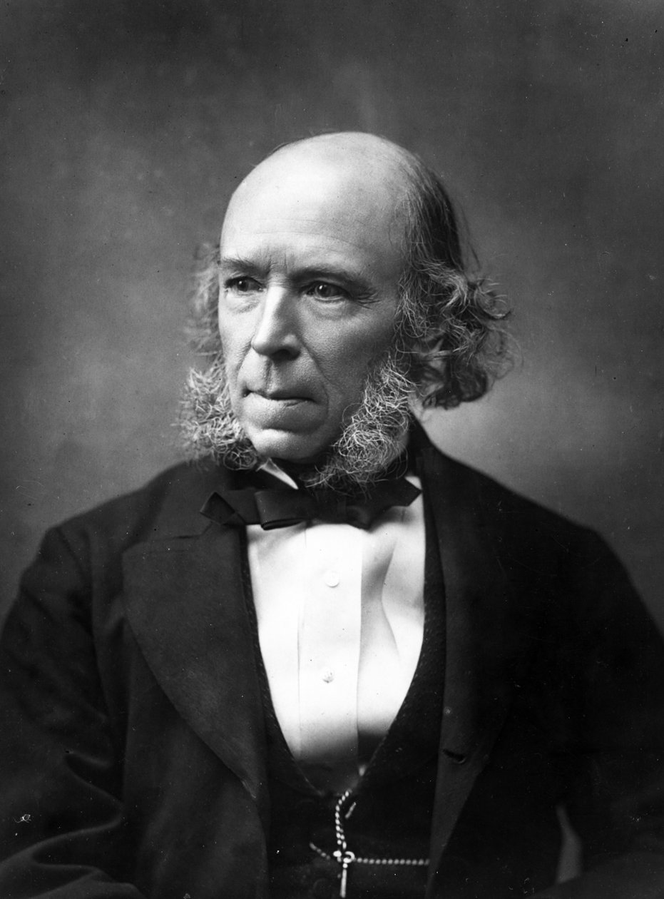 Herbert Spencer, 1888 od Herbert Rose Barraud