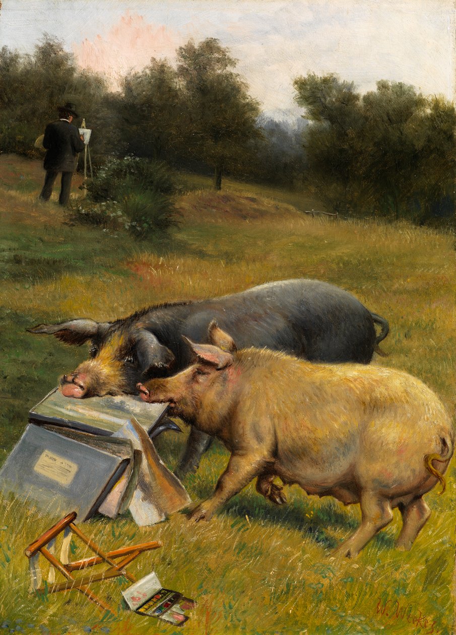 Dobrou chuť (olej na plátně) od Herbert William Weekes