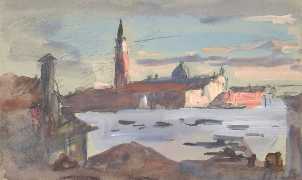 San Giorgio Maggiore, Benátky, 1840-1906. od Hercules Brabazon Brabazon